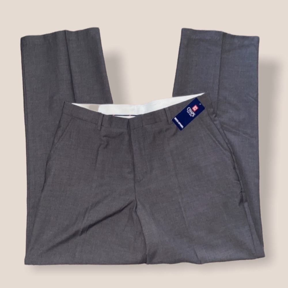 NWT Gray Chaps Boys Dress Pants